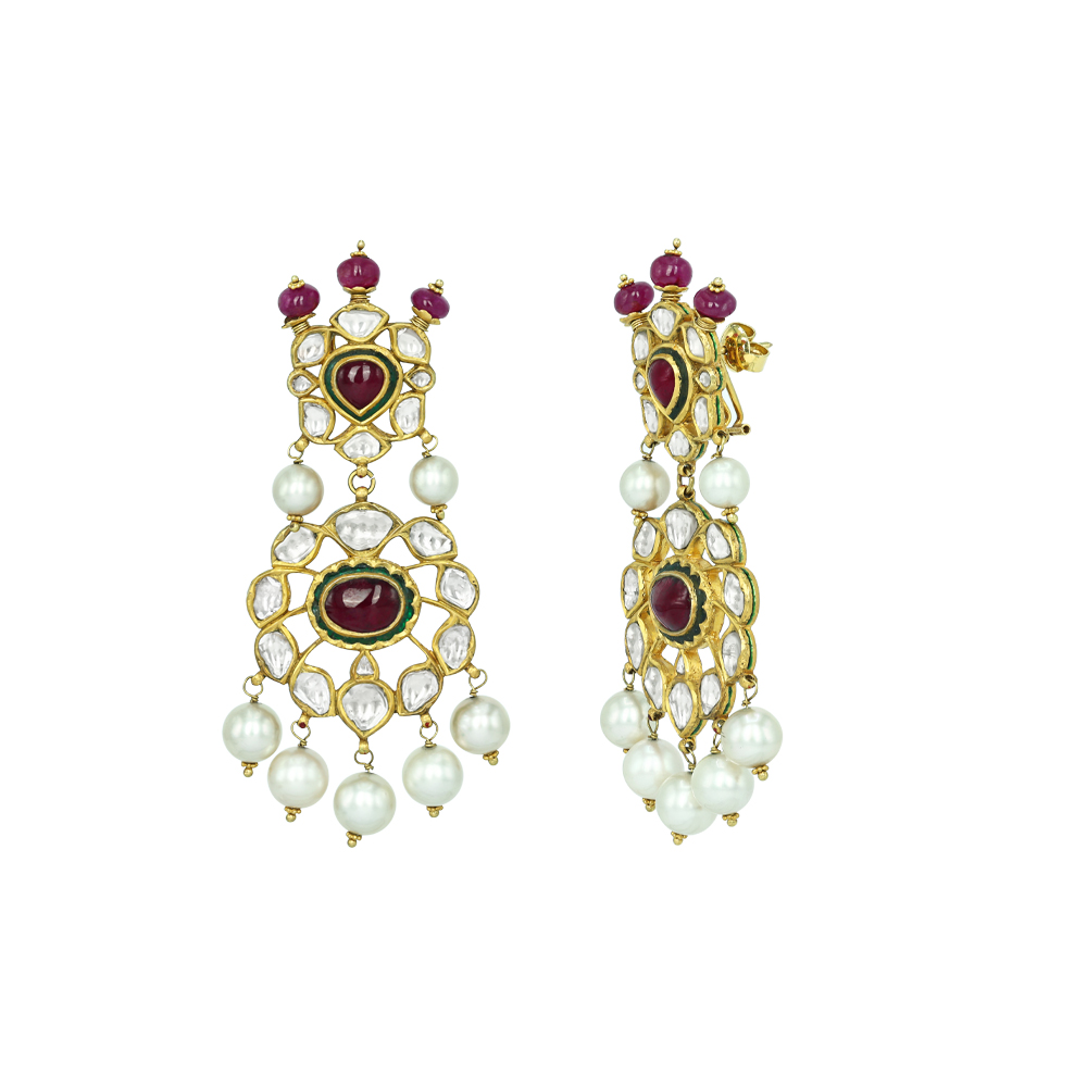 Earring with (NKCS0033-KMNE2889) Necklace